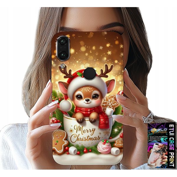 Custodia Per Xiaomi Note 7 - Dolce Renna Motivo Natalizio-image