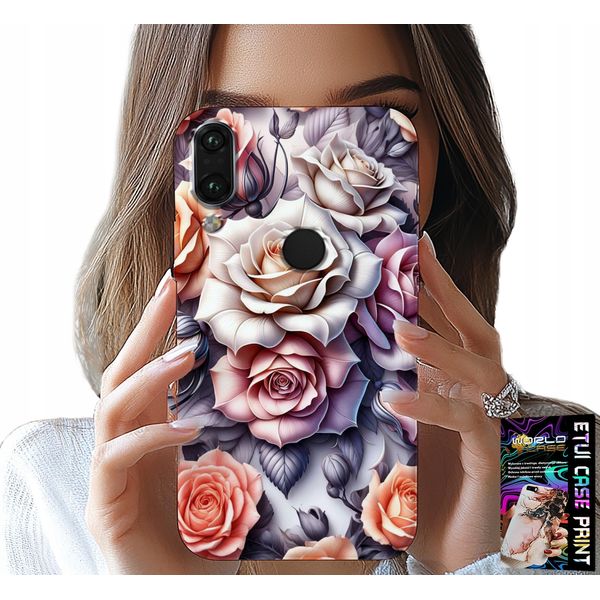 Custodia Per Xiaomi Note 7 - Motivi Floreali Rosa Fiori Custodia-image