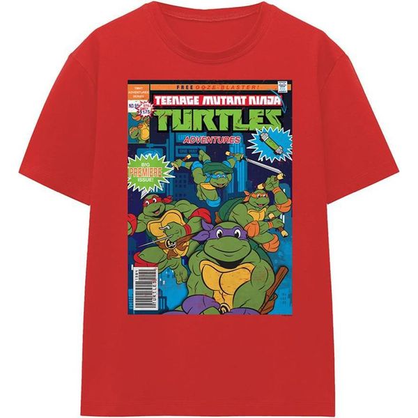 Teenage Mutant Ninja Turtles - Maglietta "Tmnt Adventures"" Per Donna TV26792 (M) (Rot)"-image