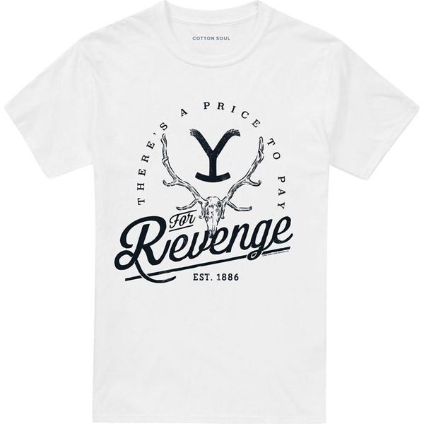 Yellowstone - Maglietta "C'è Un Prezzo Da Pagare"" Per Bambini/Donne Unisex TV26754 (Xxl) (Bianco)"-image