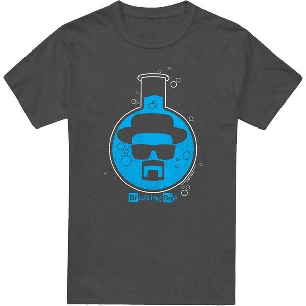 Breaking Bad - Maglietta "Bad Breaker"" Per Uomo/Donna Unisex, Screziata TV27012 (3XL) (Carbone)"-image