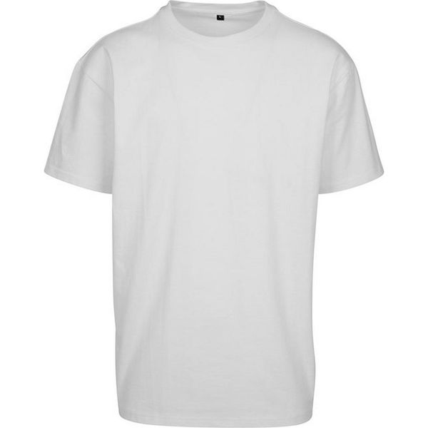 Build Your Brand - T-Shirt "Basic"" Da Uomo, Leggera, Morbida RW10976 (S) (Bianco)"-image