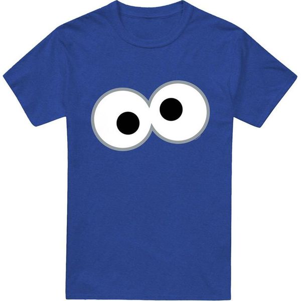 Sesame Street - Maglietta Da Uomo/Donna Unisex, Screziata TV26936 (M) (Blu Reale)-image