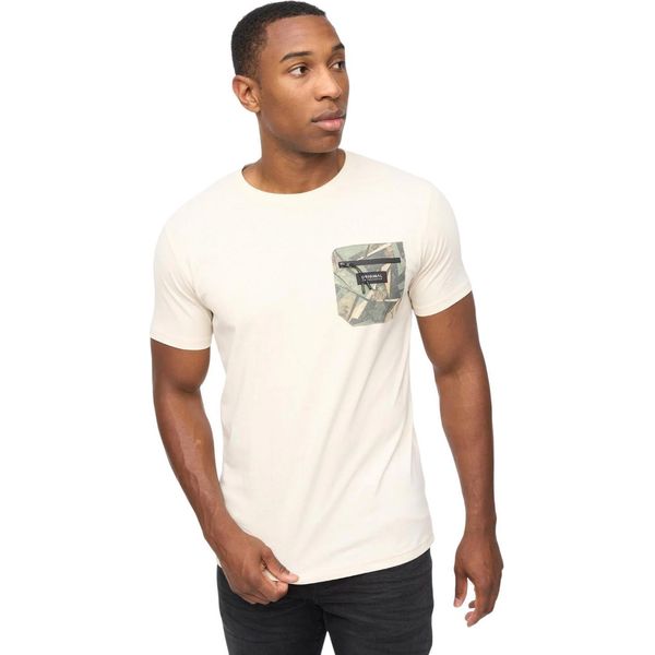 Crosshatch - Maglietta "Campbox"" Da Uomo BG2321 (L) (Bianco Naturale)"-image