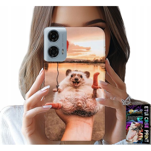 Custodia Per Motorola G24 / G04 - Con Stampa Dolce Riccio Pigmeo, Custodia-image