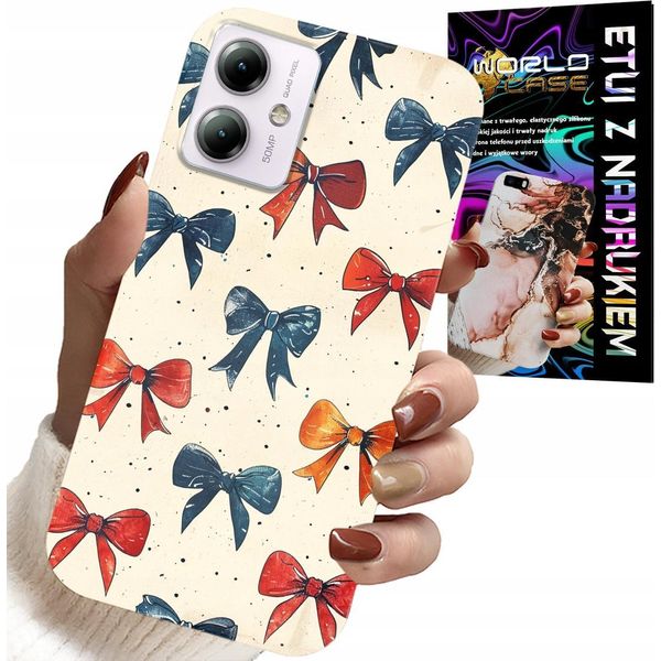 Custodia Per Motorola Moto G14 - Nastri Colorati Nastro Modelli Alla Moda-image