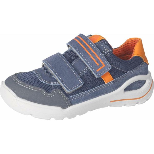 Ricosta Rider 6900102140 Scarpe Per Bambini, Ragazzi, Materiale Misto, Blu/Arancio, Medio - Scarpe Per Bambini Ragazzi Taglia 25 - 42, Blu, Pelle/Tessuto (Velour/Kansas)-image
