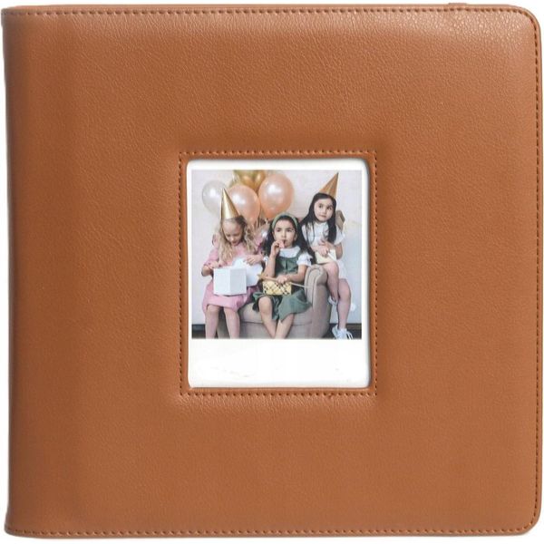 Album Fotografico 288 Pezzi Fuji Instax Wide 400 / 300 / Polaroid 600 / Now / Brown-image