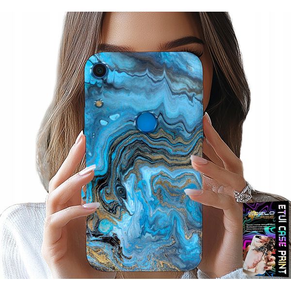Custodia Per Huawei Y6S - Custodia Con Motivi Marmorizzati + Pellicola-image