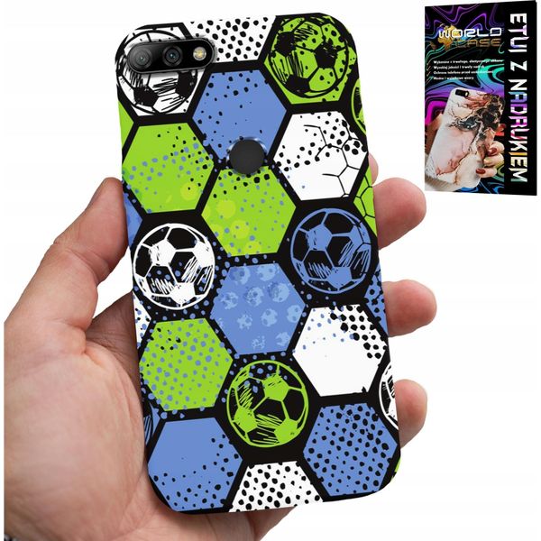 Custodia Per Huawei Y7 2018 - Custodia Calcio Back Designs Calcio-image