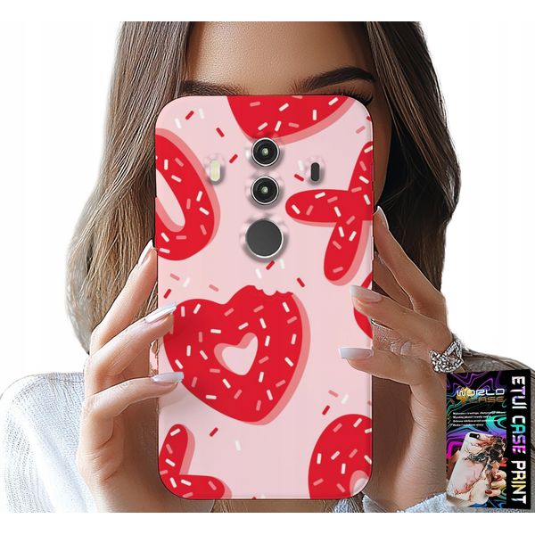 Custodia Per Huawei Mate 10 Pro - Design Femminile E Alla Moda Xoxo Heart + Glass-image