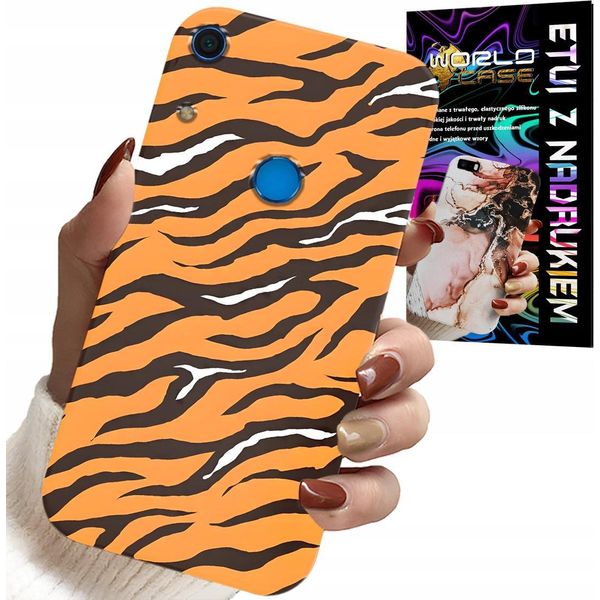 Custodia Per Huawei Y6S - Cover Posteriore A Strisce Di Tigre + Vetro-image
