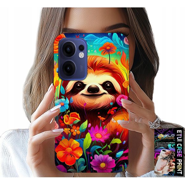 Custodia Per Oppo Find X5 Lite - Motivi Colorati Koala Animali + Vetro-image