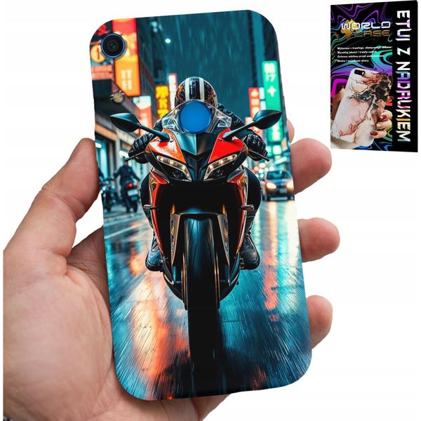 Custodia Per Huawei Y6S - Moto, Disegni Di Monociclo Moto + Vetro-image