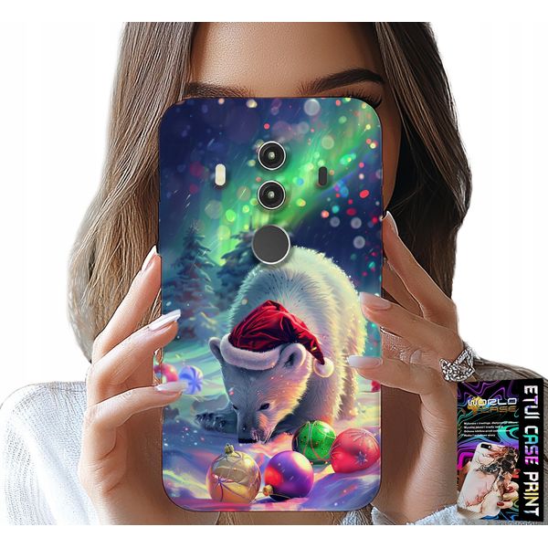 Custodia Per Huawei Mate 10 Pro - Custodia Con Orsetti Natalizi + Pellicola-image