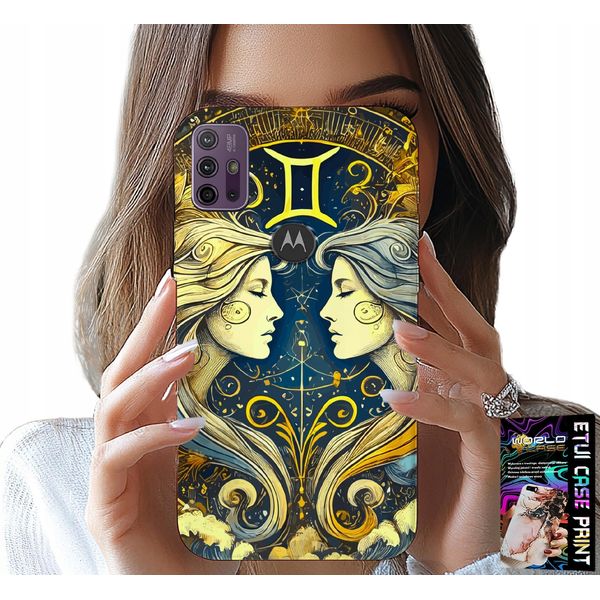 Custodia Per Motorola Moto G10 / G30 - Segno Zodiacale, Gemelli Astronomia Case-image