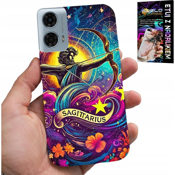 Custodia Per Motorola Moto G85 5G - Segno Zodiacale, Sagittario Astronomia Cover-image