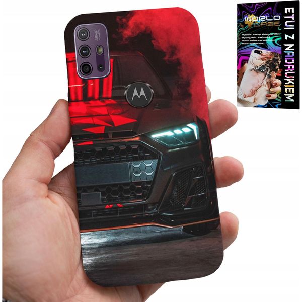 Custodia Per Motorola Moto G10 / G30 - Auto Sportive, Car Auta Fan + Vetro-image