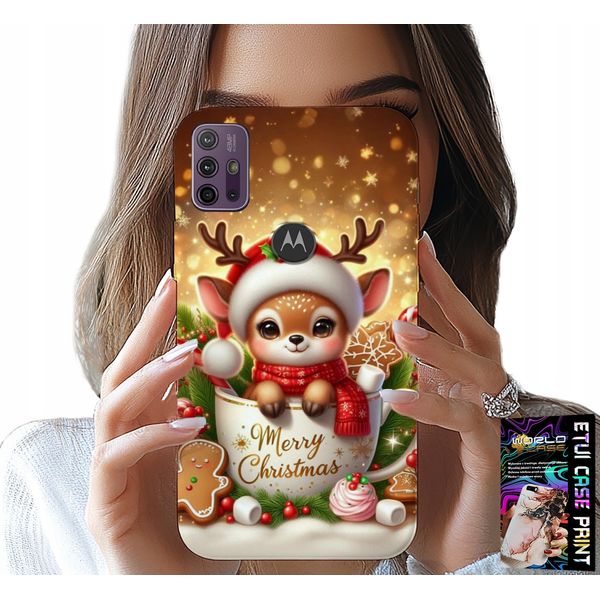 Custodia Per Motorola Moto G10 / G30 - Reniferek Dolce Renna Motivo Natalizio-image