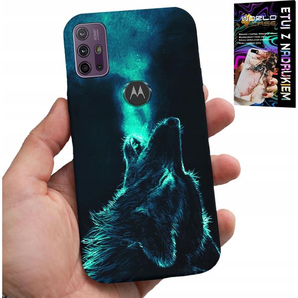 Custodia Per Motorola Moto G10 Power - Lupo Lupi Branco Super Disegni Custodia-image