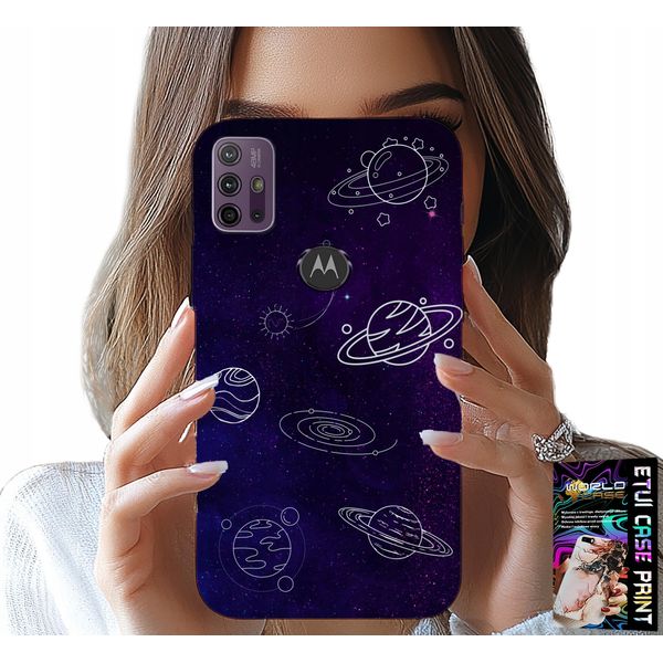 Custodia Per Motorola Moto G10 / G30 - Cosmo Pianeti Stelle Galassia Motivi-image