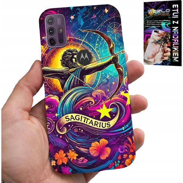 Custodia Per Motorola Moto G10 / G30 - Segno Zodiacale, Sagittario Astronomia Cover-image