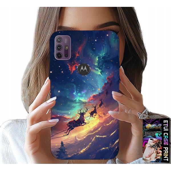 Custodia Per Motorola Moto G10 / G30 - Reniferek Dolce Renna Natalizia Motivo-image