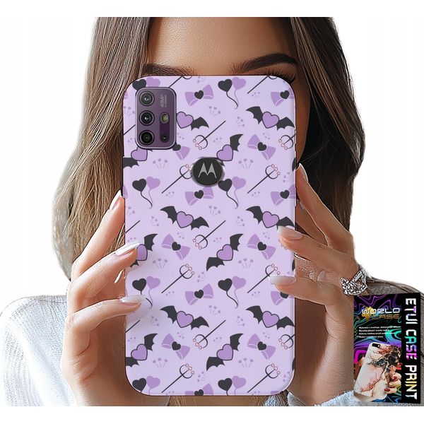 Custodia Per Motorola Moto G10 / G30 - Modelli Alla Moda Forche Cuori Fiocchi Fiocco-image