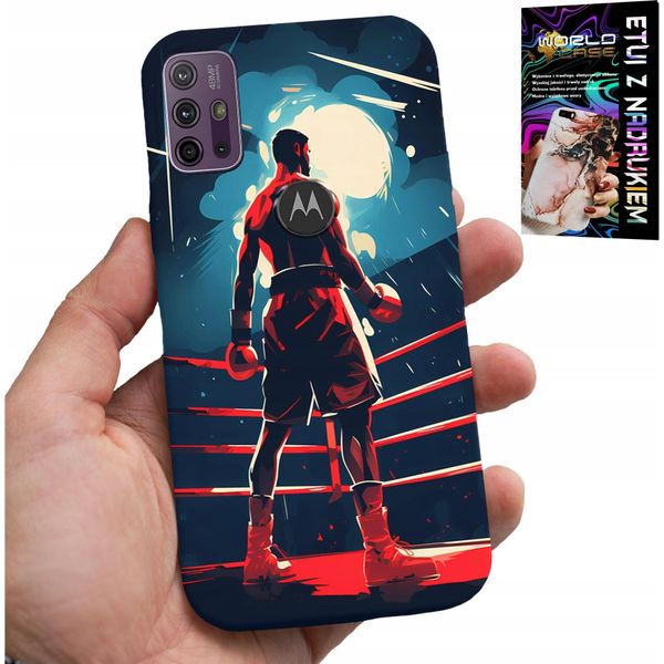 Custodia Per Motorola Moto G10 / G30 - Boxe Sport Da Combattimento Pugili Motivi + Vetro-image