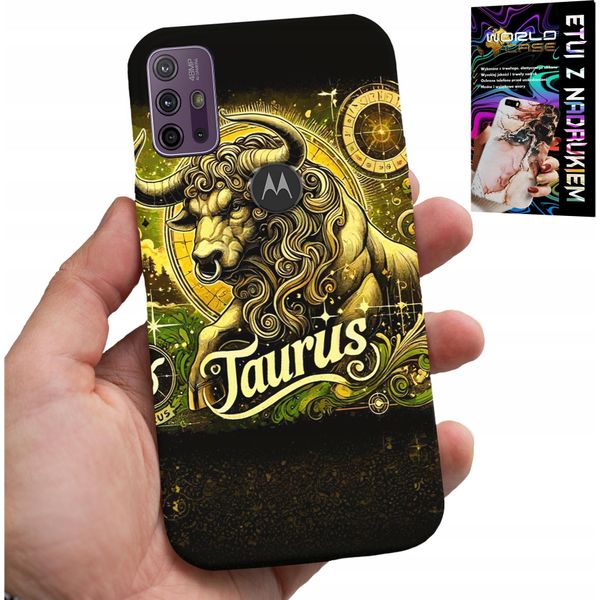 Custodia Per Motorola Moto G10 / G30 - Segno Zodiacale Toro Astronomia Custodia-image