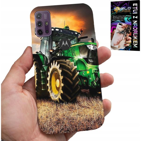 Custodia Per Motorola Moto G10 / G30 - Trattore Agricolo + Vetro-image