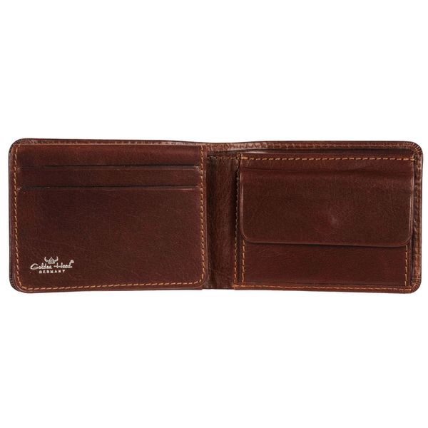 Golden Head Portafoglio Colorado Rfid Petite Billfold Coin Wallet Tabacco Marrone-image
