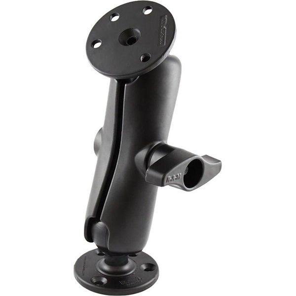 Ram Mounts Due Grandi Piastre Rotonde Supporto Universale A Doppia Sfera Nero Nero Taglia Unica-image