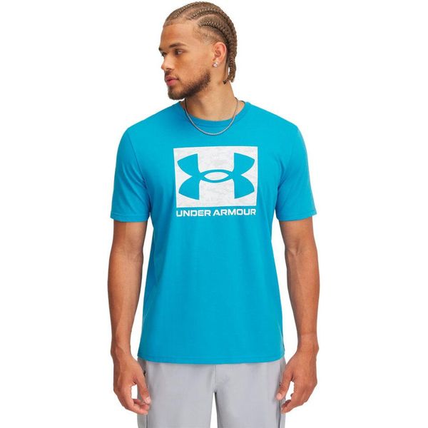 Maglietta Under Armour Abc Camo Boxed Logo A Maniche Corte Blu S / Uomo Normale Blu S-image