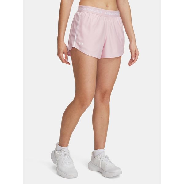 Pantaloncini Under Armour Tech Play Up - Rosa Chiaro, GrößE:L-image