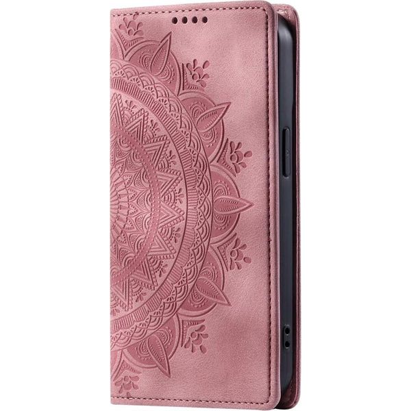 Custodia Per Samsung Galaxy S25+ Custodia Del Telefono Cellulare Flip Case Cover Bag Case Mandala-image