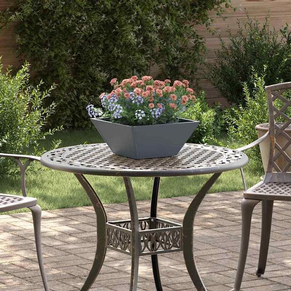 Maison Exclusive - Vaso Da Giardino 5 Pezzi Antracite 35 X 35 X 15 Cm-image