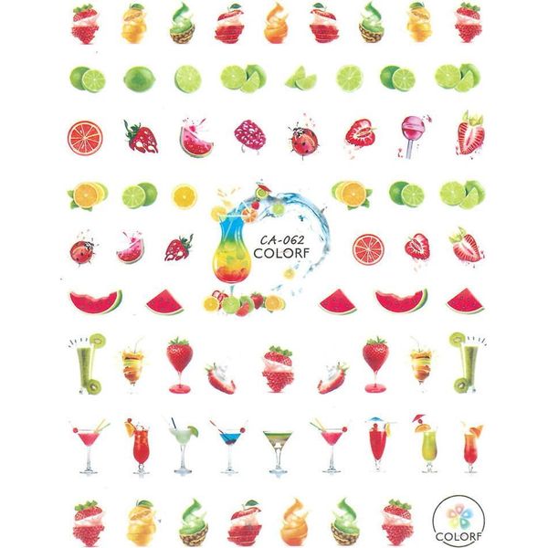 Adesivi Sottili Autoadesivi Per Unghie Alla Frutta CA-062-image