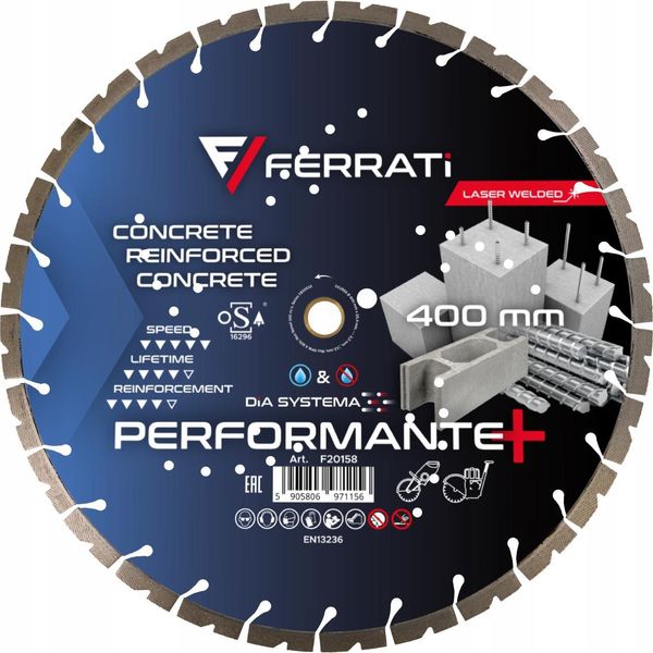 Disco Diamantato Ferrati Performante Plus 400 Mm-image
