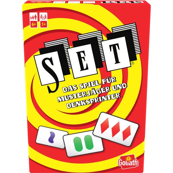Goliath - Set (Edizione Tedesca), Gioco Di Carte A Partire Da 6 Anni, Gioco Da Tavolo Per 1-8 Giocatori, Adatto A Grandi E Piccini, Mettete Alla Prova Il Vostro Riconoscimento Degli Schemi-image