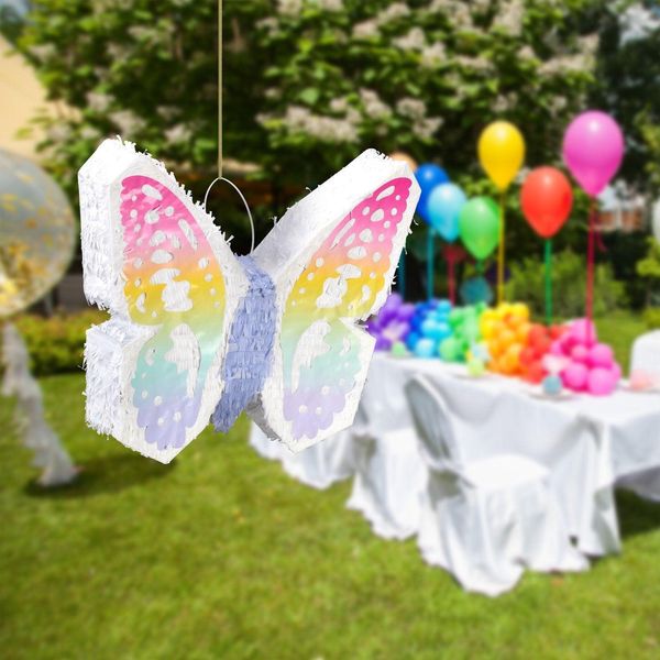 PiñAta A Forma Di Farfalla Per Feste Di Compleanno Per Bambini-image