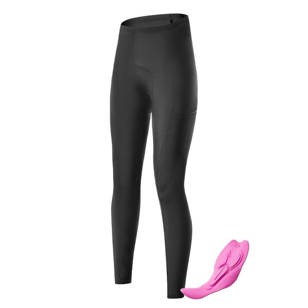 Rockbros Pantaloncini Da Ciclismo Da Donna Pantaloncini Da Ciclismo Lunghi E Traspiranti Leggings Imbottiti Asciugatura Rapida Donna S-image