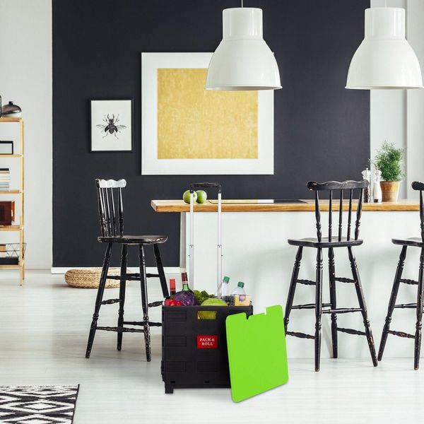 Carrello Della Spesa Pieghevole Con Ruote, Capacità 35 Kg-image