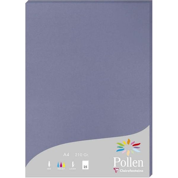25 Fogli Di Carta Polline, Din A4, 210G Blu Nontiscordardime-image