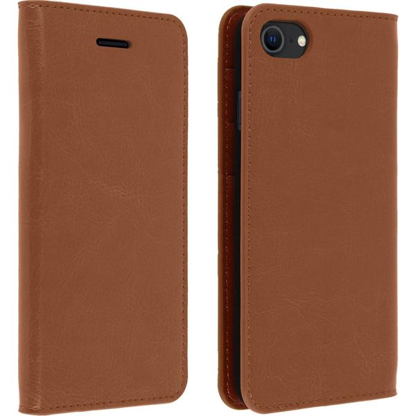 Custodia A Portafoglio Iphone 7 / 8 / Se 2020 - Marrone - Funzione Stand-image