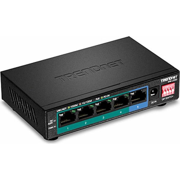 Trendnet TPE-LG50 Trendnet Switch 5-Port Gbit Poe+ Long Range 200M 32W Metall-image