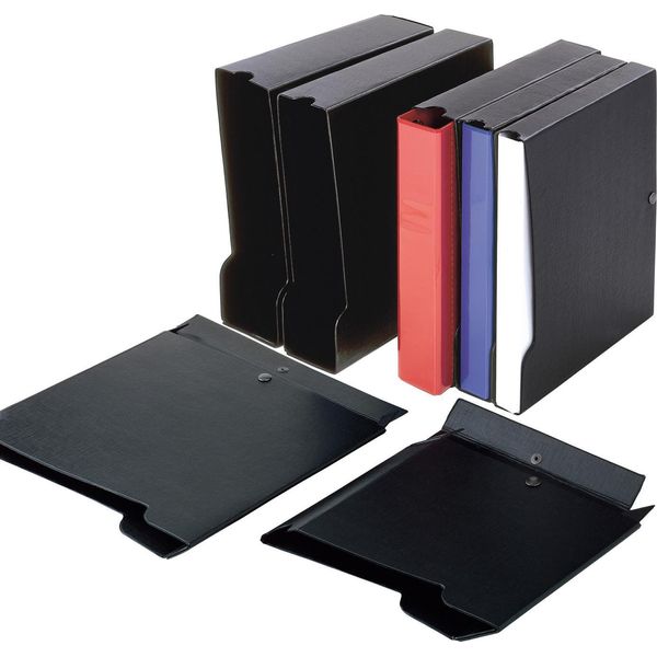 Sei Rota Custodie 50 A4 Scatola Per La Conservazione Di Documenti Cartoncino, Cloruro Di Polivinile (Pvc) Nero-image
