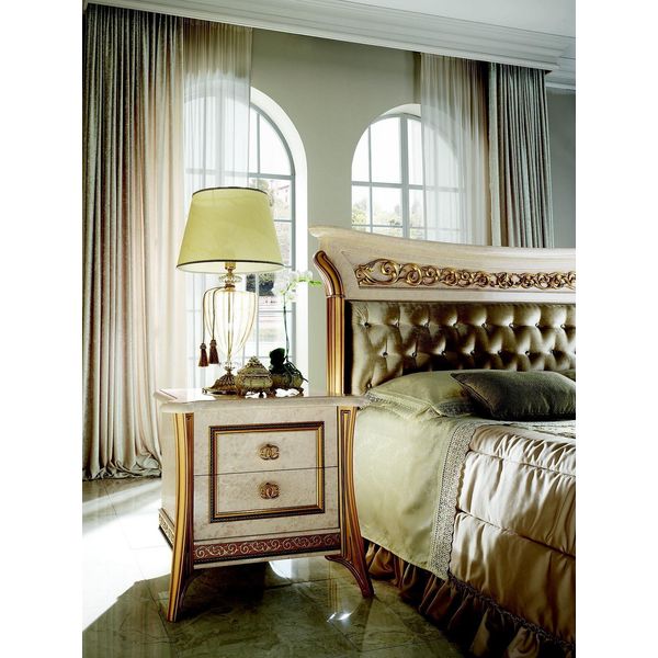 Comodino Consolle Da Letto Mobili Camera Da Letto Mobili Classici Barocco Classico-image