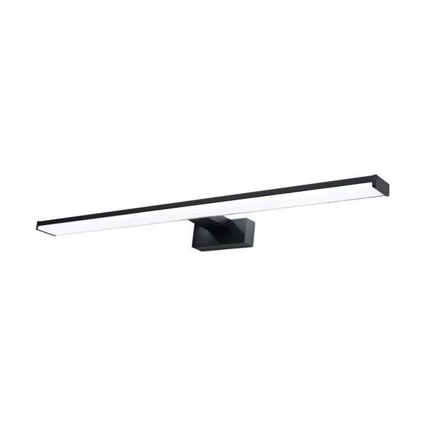 Luce Led Sopra Lo Specchio Top Light Chicago Xl IP44 12 W 1200 Lm 4000 K Nero-image