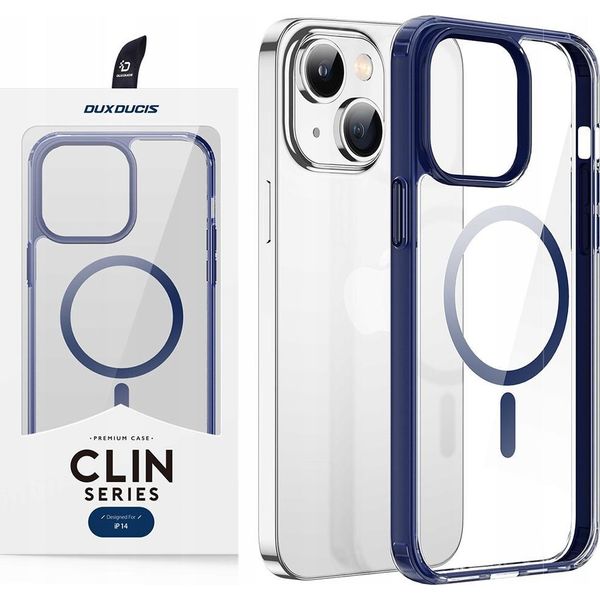 Dux Ducis Clin2 Custodia Magnetica Per Iphone 14 Plus Magsafe Blu-image